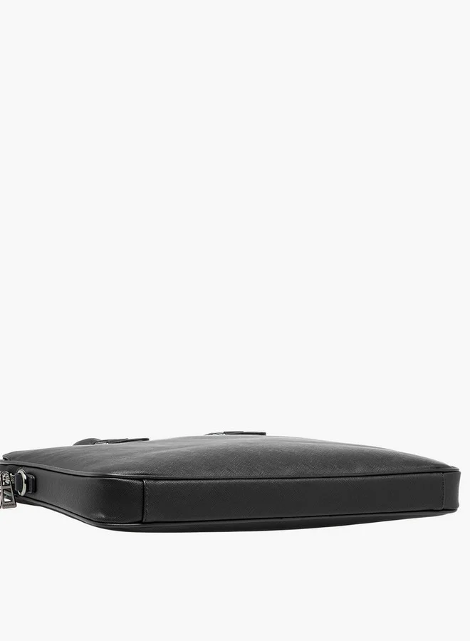 DUCHINI BLACK Men Textured Laptop Bag for Men | Best Price UAE